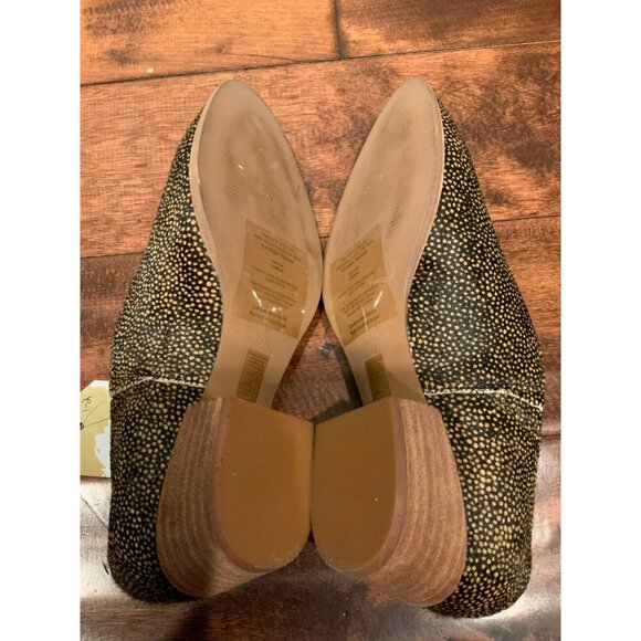 Madewell Black & Tan Spotted Dyed Calf Hair Cut-Out Ankle Booties, Size 7.5 (US) - Picture 8 of 8